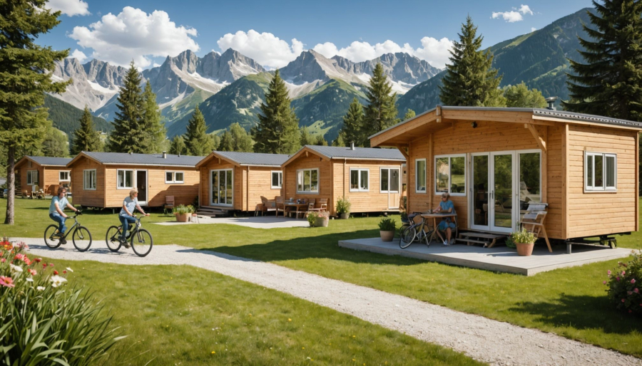 Séjour en famille dans les hautes-alpes : confort et mobil-homes avec le camping les deux soleils
